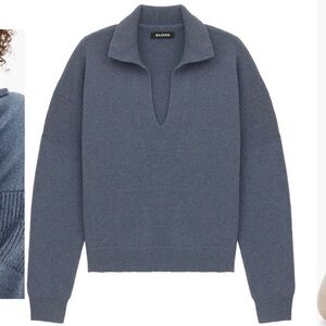 NAADAM Recycled Cashmere Set in Blue Size Small